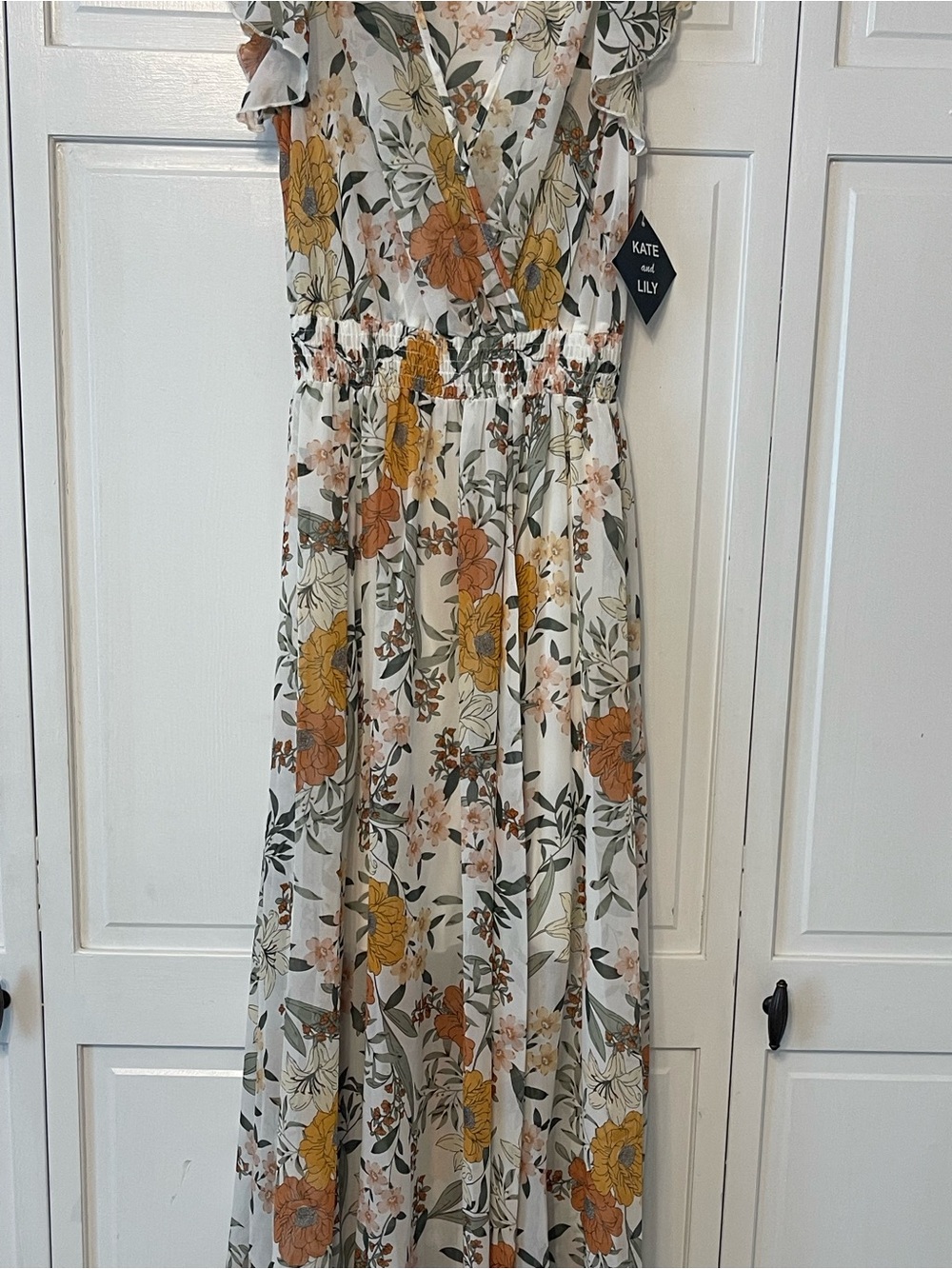 NWT Kate and Lily Floral Maxi Dress